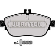 Juratek Front Brake Pad Set fits Infiniti Q30 2015 on 1.5 1.6 2.0 2.2