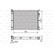 Valeo Engine Radiator 701543
