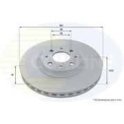 Comline Front Brake Discs & Pads fits Alfa Romeo Mito 2008-2018 1.4