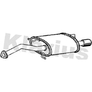 Klarius Box With Tail Pipe Rear fits Volvo S40 I 2001-2003 1.8