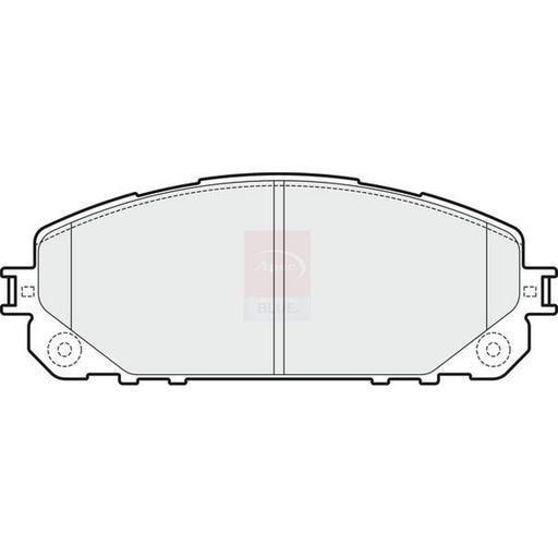 Apec Front Brake Pad Set fits Jeep Cherokee 2013-2018 2.0 2.2 3.2
