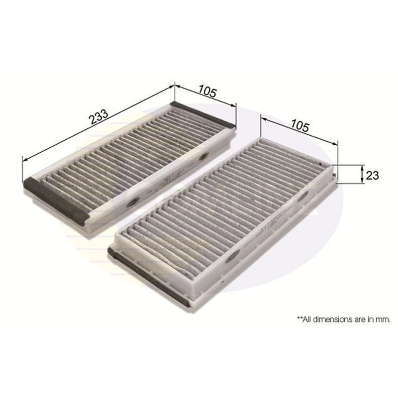 Comline Service Kit with Air, Oil & Cabin Filters fits Mazda MPV 2002-2006 2.0