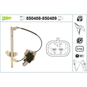 Valeo Electric Window Regulator Lifter Left Rear 850408