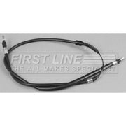 First Line Handbrake Cable Left Rear fits Opel Corsa C 2000-2009 1.8