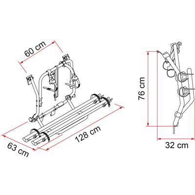 02093B63A Carry Bike T2 Fiamma  - Dynamic Drive