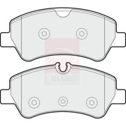 Apec Rear Brake Pad Set fits Ford Tourneo Custom V362 Bus 2012-2023 1.0 2.0 2.2