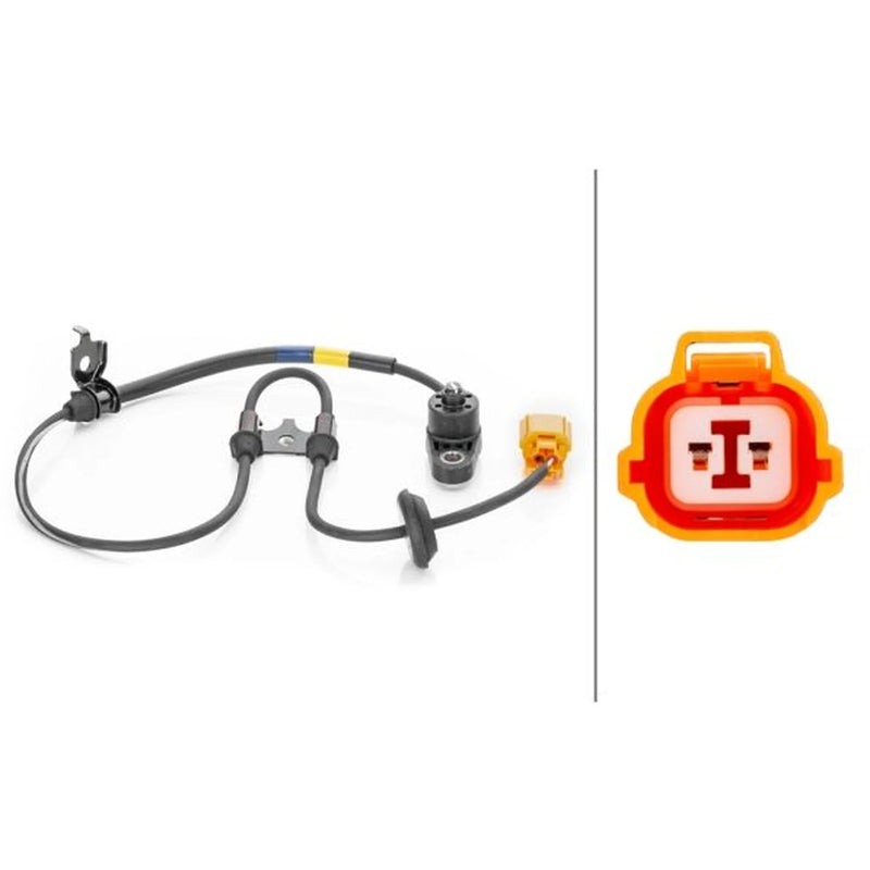 Hella ABS Wheel Speed Sensor Front
