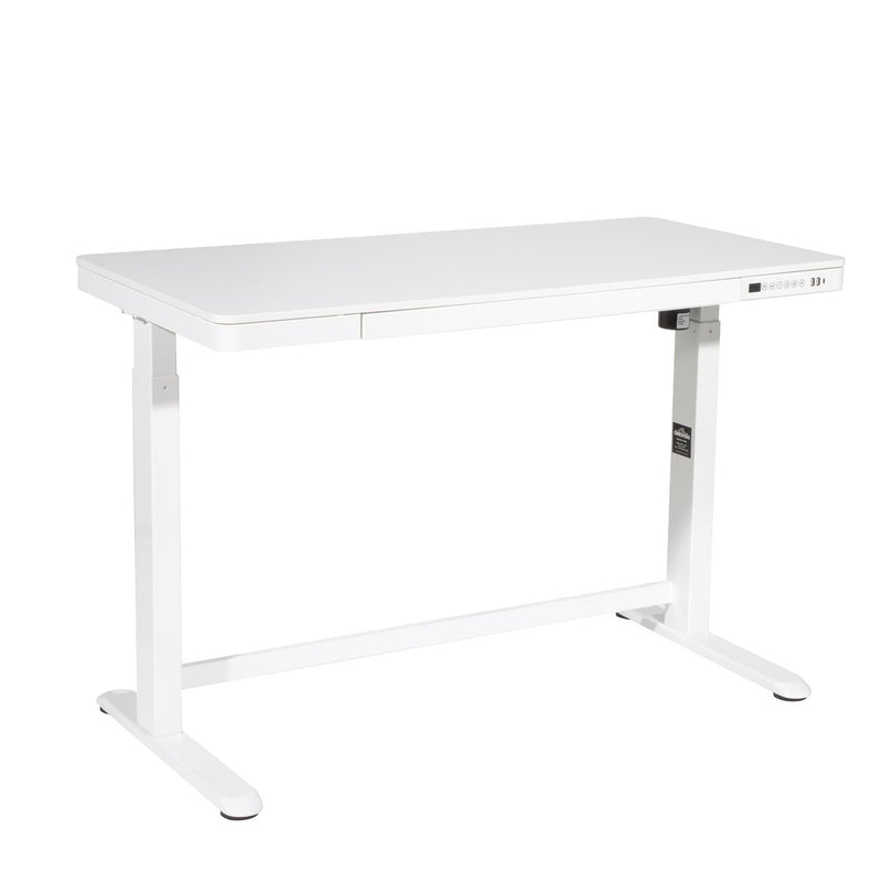 Dellonda Single Motor Ultra-Quiet Electric Desk with Control Panel USB Port Dellonda - Dynamic Drive