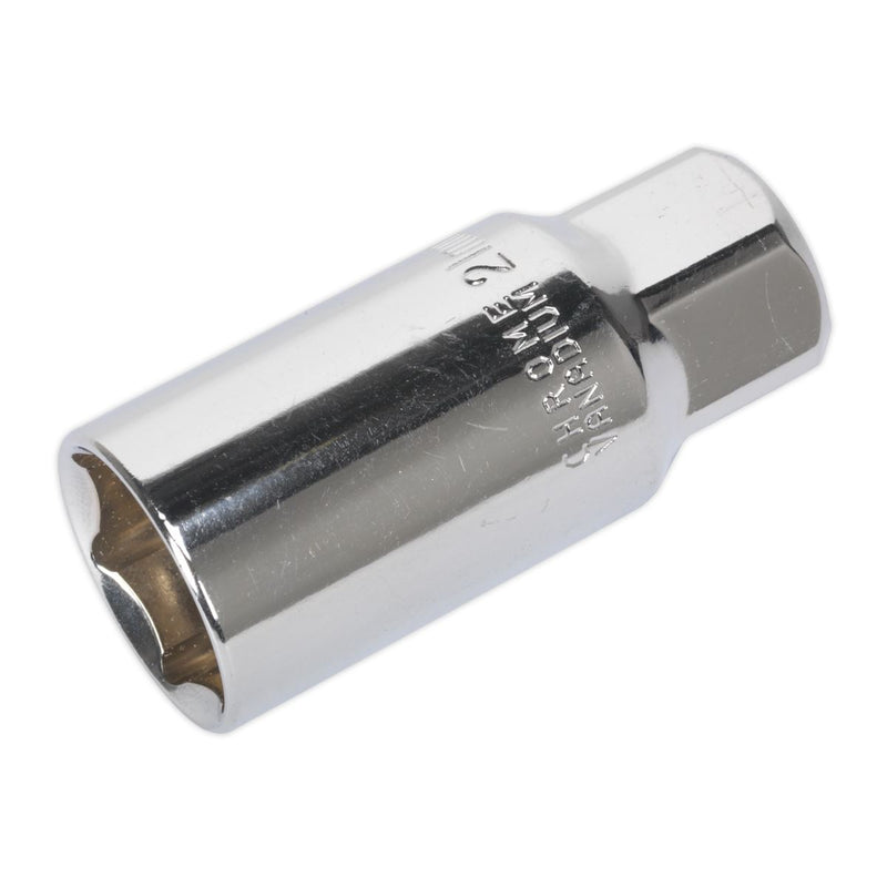 Sealey Spark Plug Socket 21mm 3/8"Sq Drive Magnetic AK6541 Sealey - Dynamic Drive