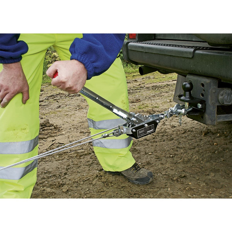 Sealey Hand Power Puller 1000kg HP1000 Sealey - Dynamic Drive