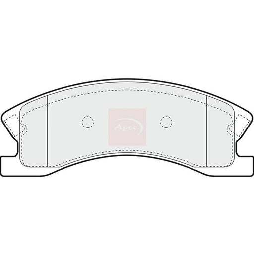 Apec Front Brake Pad Set PAD1389