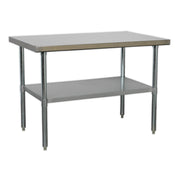 Sealey Stainless Steel Workbench 1.2m AP1248SS Sealey - Dynamic Drive