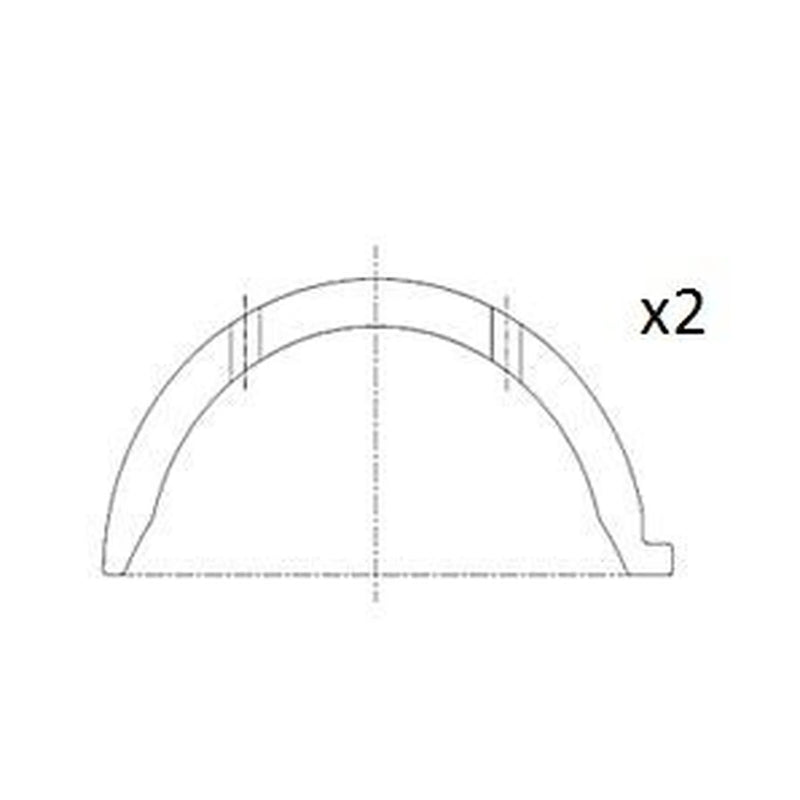 FAI Thrust Washer Set 78.5mm fits Nissan Interstar 2002-2006