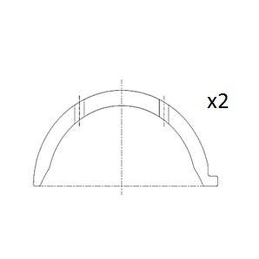 FAI Thrust Washer Set 78.5mm fits Nissan Interstar 2002-2006