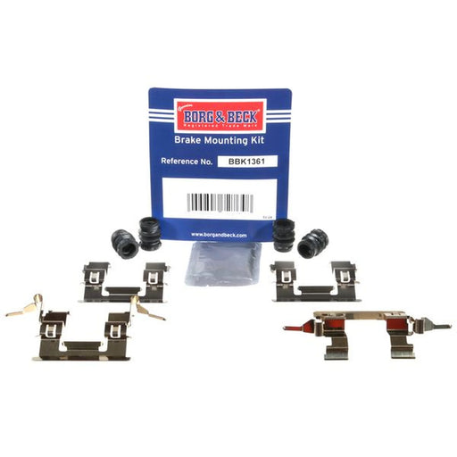 Borg & Beck Brake Pad Accessory Fitting Kit Front BBK1361