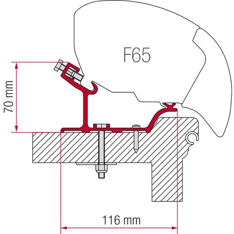 Fiamma Kit for Hobby Easy Fiamma F45S Awning Fiamma - Dynamic Drive