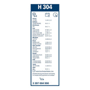 Bosch Conventional Wiper Blade 300mm — H304 fits Cadillac Bls 2007-2010