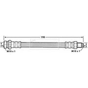 Borg & Beck Brake Hydraulic Hose Line Front BBH7110