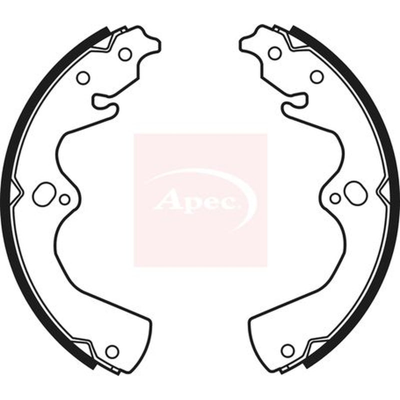 Apec Brake Shoe Set Axle Kit fits Kia Sportage SUV 1994-2003 2.0