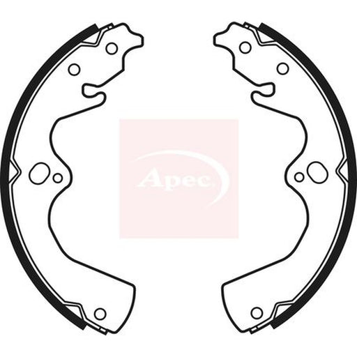 Apec Brake Shoe Set Axle Kit fits Kia Sportage SUV 1994-2003 2.0