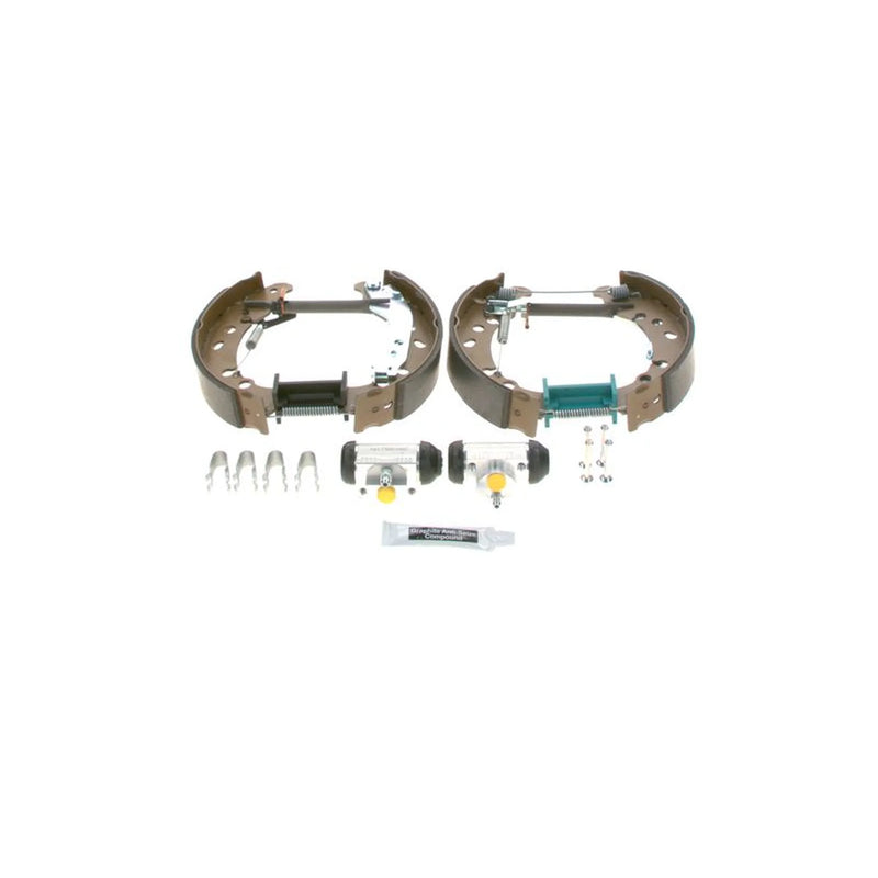 Bosch Brake Shoe Set Axle Kit fits Toyota Yaris/Vitz 2005-2012 1.0 1.3 1.33 1.4