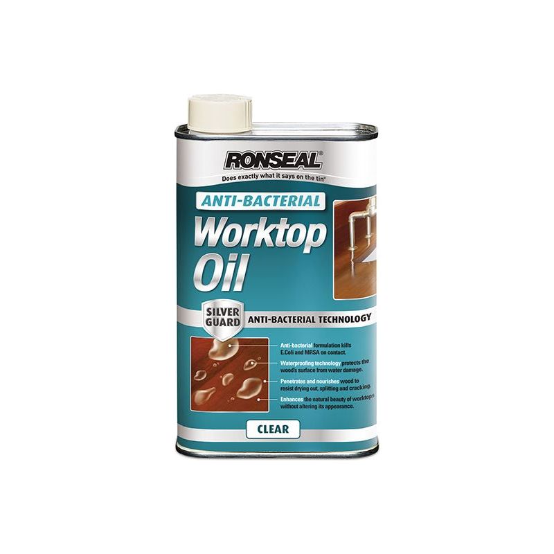 Ronseal Anti-Bacterial Worktop Oil 500ml Ronseal - Dynamic Drive