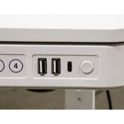 Dellonda Single Motor Ultra-Quiet Electric Desk with Control Panel USB Port Dellonda - Dynamic Drive