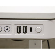 Dellonda Single Motor Ultra-Quiet Electric Desk with Control Panel USB Port Dellonda - Dynamic Drive