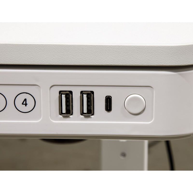 Dellonda Single Motor Ultra-Quiet Electric Desk with Control Panel USB Port Dellonda - Dynamic Drive