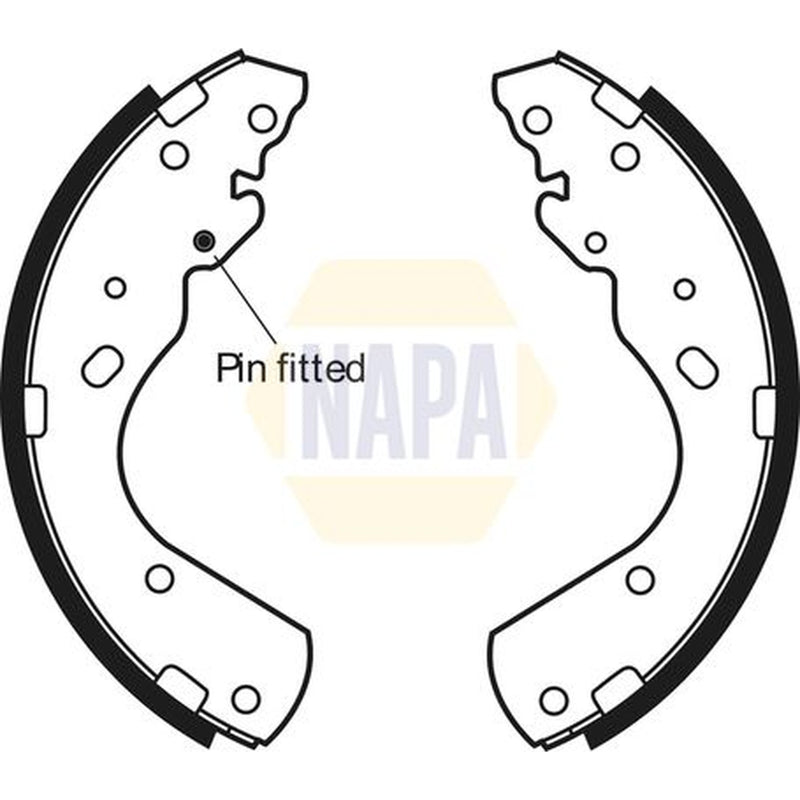 NAPA Brake Shoe Set Axle Kit fits Ford Ranger 1999-2012 2.5 3.0