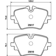 DON Front Brake Pad Set fits BMW 2 Active Tourer 2021-2022