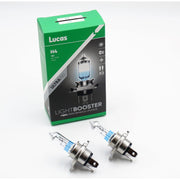 Lucas H4 12v Car 150% Brighter Upgrade Bulbs Headlight Headlamp Performance Lucas  - Dynamic Drive