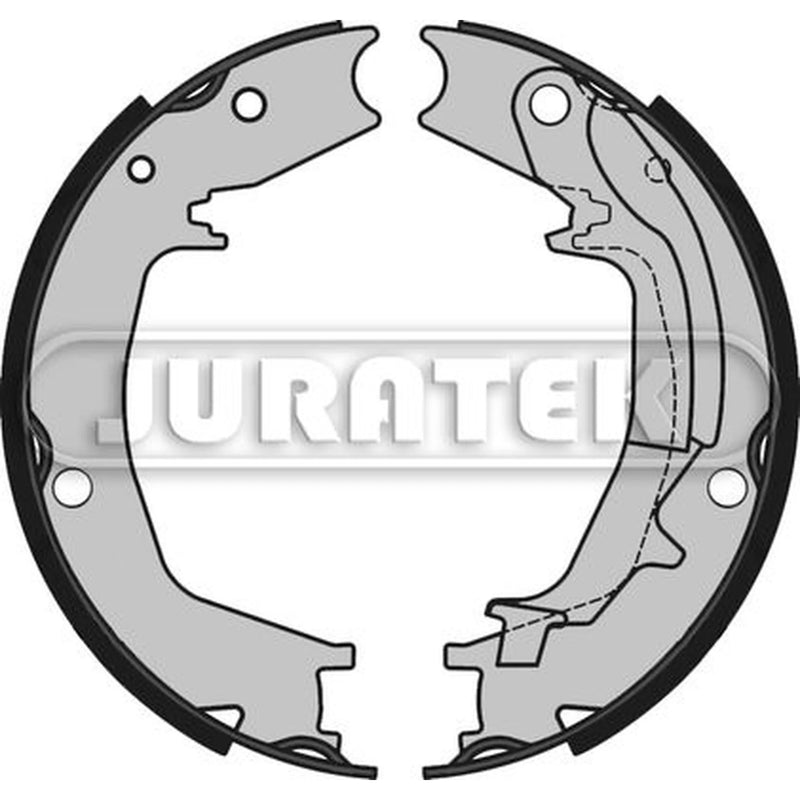 Juratek Brake Shoe Set Axle Kit Rear fits Hyundai Elantra IV 2005-2011 1.6