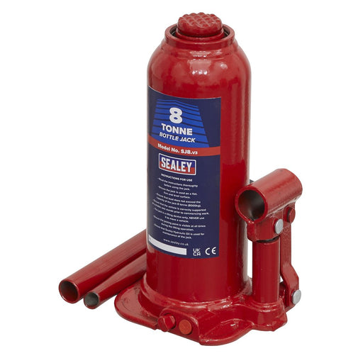 Sealey Bottle Jack 8 Tonne SJ8 Sealey - Dynamic Drive