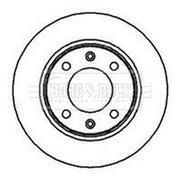 Borg & Beck Front & Rear Brake Discs & Pads fits Peugeot 307 Cc 2003-2009 2.0