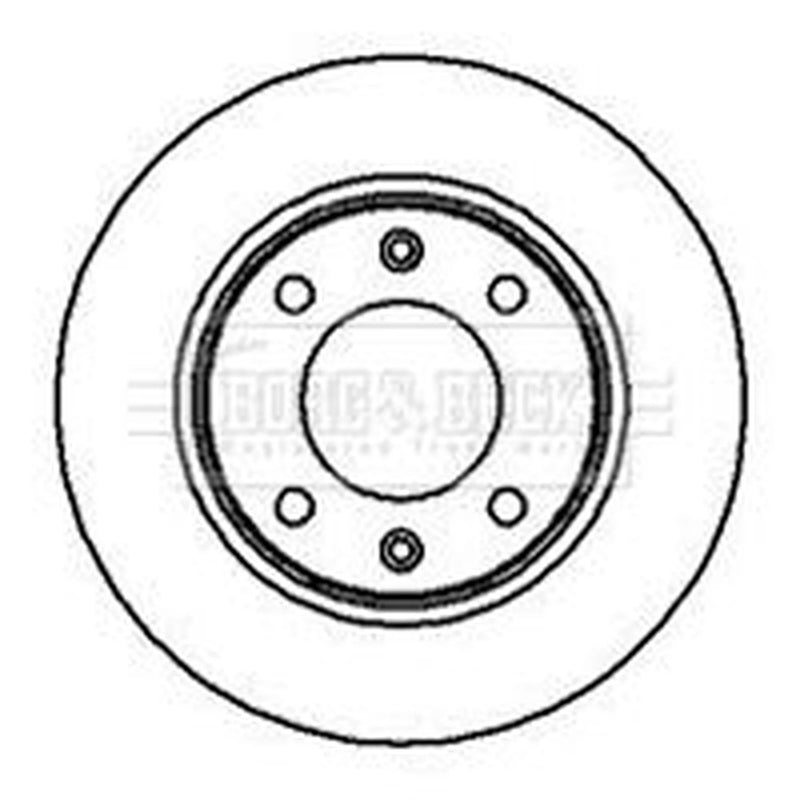 Borg & Beck Front & Rear Brake Discs & Pads fits Peugeot 307 Cc 2003-2009 2.0