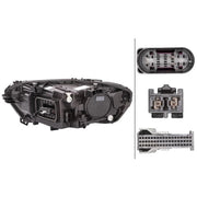 Hella Headlight Headlamp LED Right 1LX 015 086-341