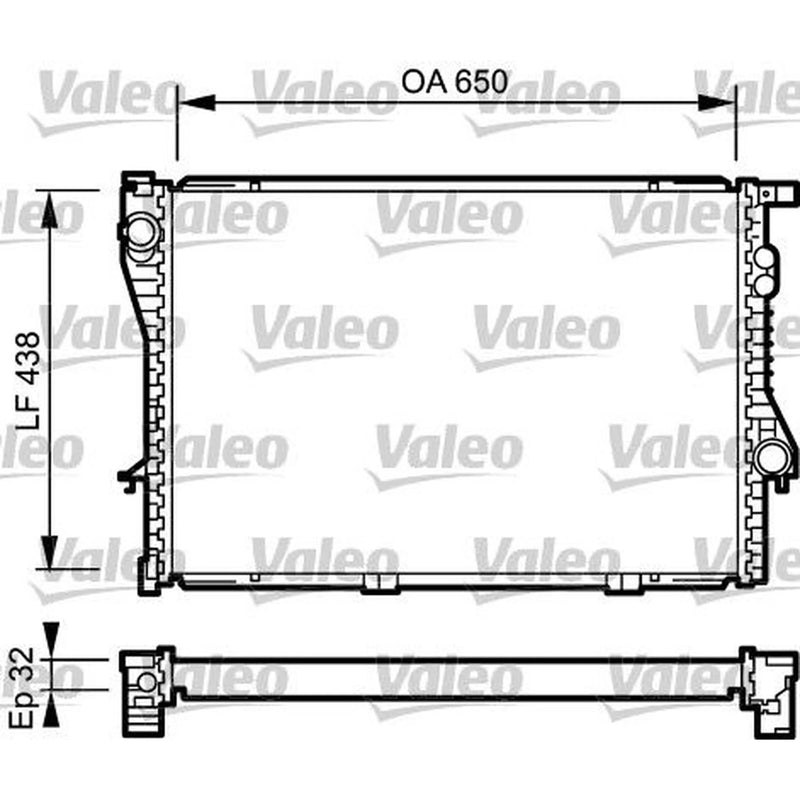 Valeo Engine Radiator 731766