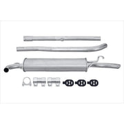 Hella End Silencer Rear fits Fiat Seicento / 600 1997-2008 0.9