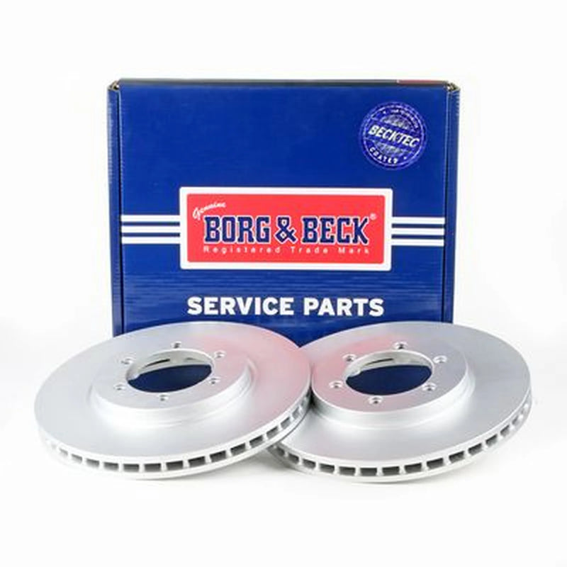 Borg & Beck Front & Rear Brake Discs & Pads fits Ssangyong Rexton II 2002-2006