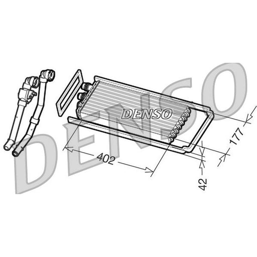 Denso Heater Matrix Core Heat Exchanger fits Iveco Stralis I 2002-2004
