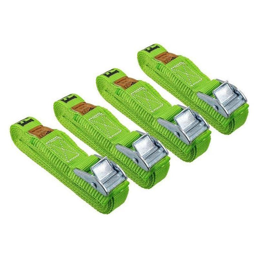 Faithfull Cam Buckle Tie-Downs 5m x 25mm, 4 Piece Faithfull - NN4 Online