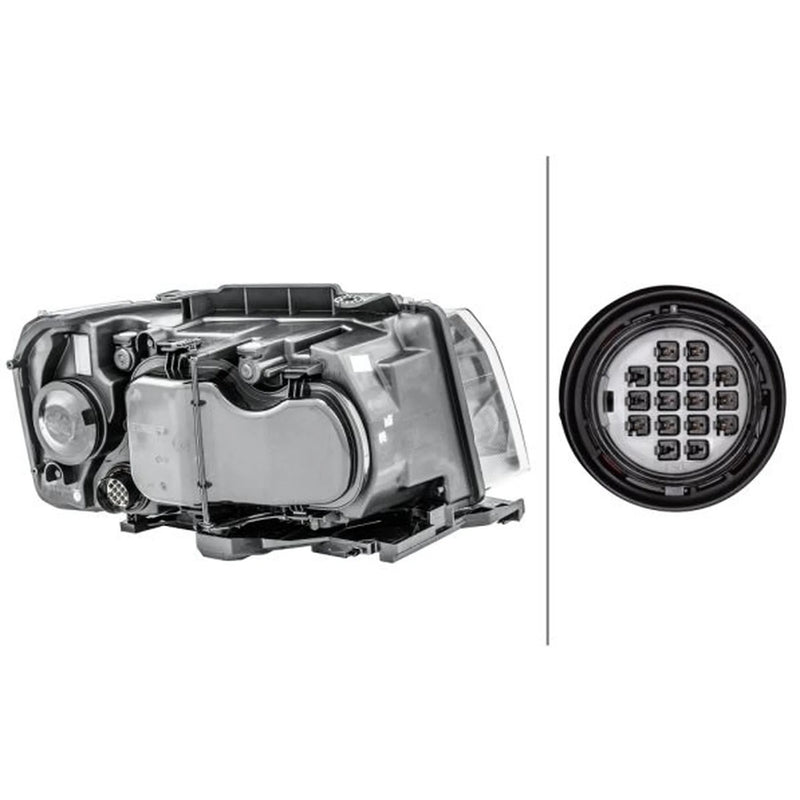Hella Headlight Headlamp LED Left fits Land Rover Freelander 2 2006-2014