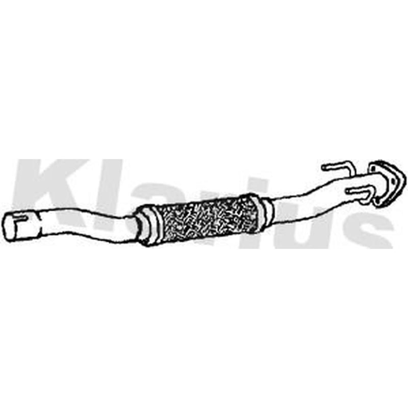 Klarius Exhaust Pipe OD fits Fiat Doblo 2005 on 1.3