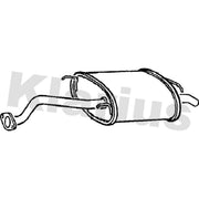 Klarius Box With Tail Pipe Rear fits Rover 45 I 2000-2005 1.4 1.6