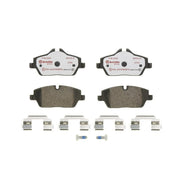 Brembo Xtra Front Brake Perforated/Vented Discs & Pads fits BMW 1 2004-2013