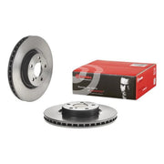 Brembo 2 x Internally Vented Brake Discs fits Subaru Impreza 2016-2017 1.6 2.0