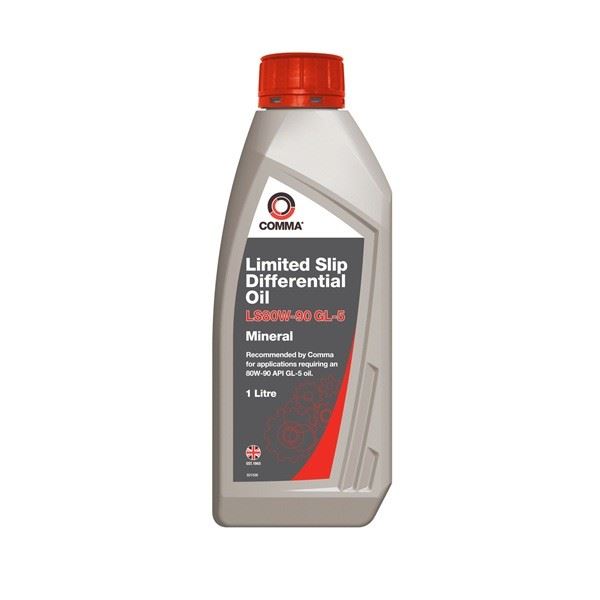 Comma LS80W-90 GL-5 Limited Slip Differential Oil - 1 Litre Comma  - Dynamic Drive
