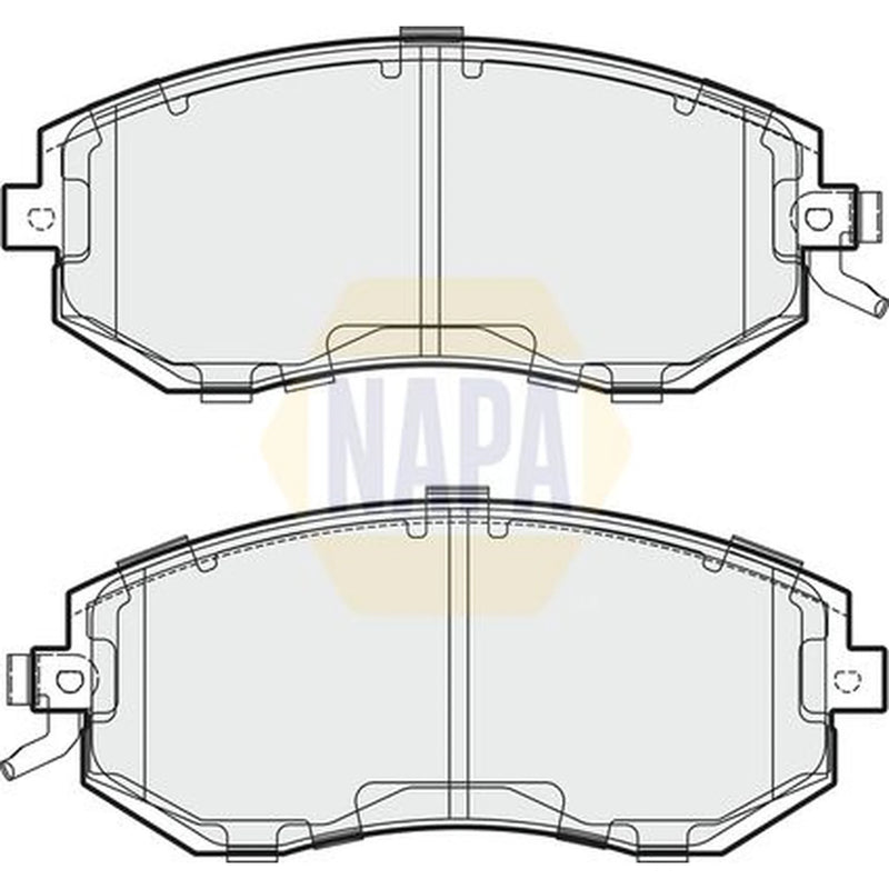 NAPA Front Brake Pad Set fits Subaru Brz 2012 on 2.0