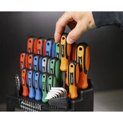 Sealey Screwdriver Hex Key & Bit Set 44pc S01090 Siegen by Sealey - Dynamic Drive